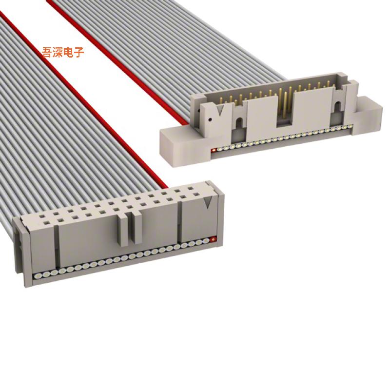 M3CWK-2406J |插口至插头IDC CABLE - MKC24K/MC24G/MPL24K