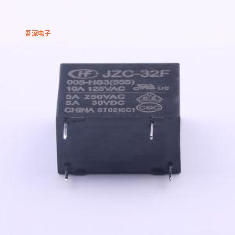 JZC-32F/005-HS3(555) |原装插件,10.2x18.4mm功率继电器