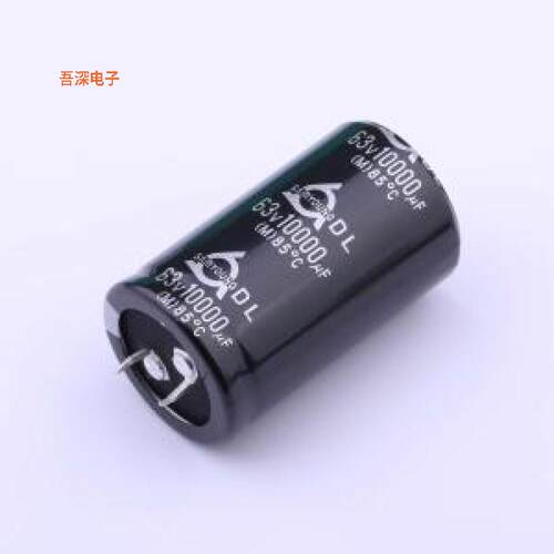 DL63V10000M30*50 |原装插件,D30xL50mm牛角型电解电容