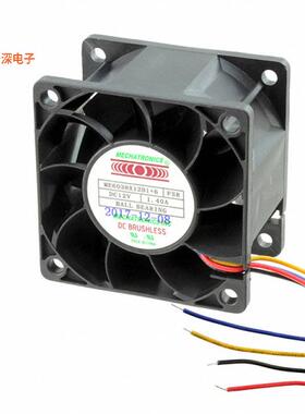 ME6038X12B1+6-FSR |12VDCFAN AXIAL 60X38MM 12VDC WIRE