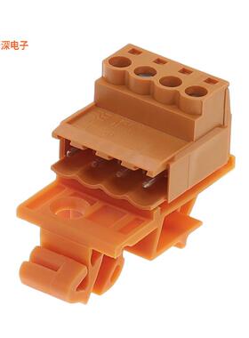 1846050000 |插头，公引脚TERM BLOCK PLUG 4POS 5.08MM