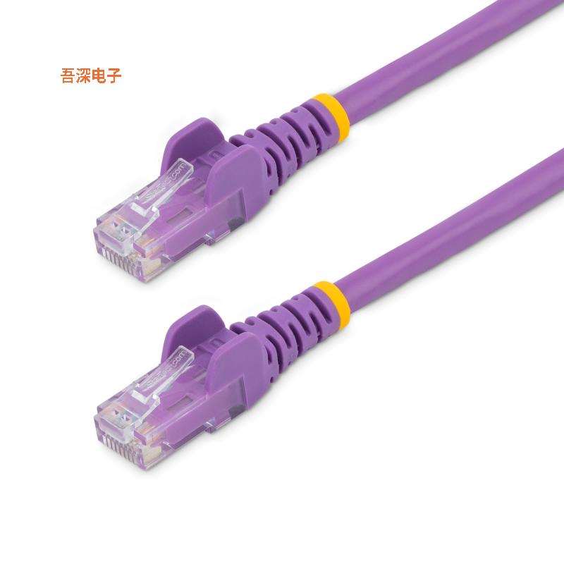 N6PATCH4PL |圆形线缆4FT PURPLE CAT6 PATCH CABLE
