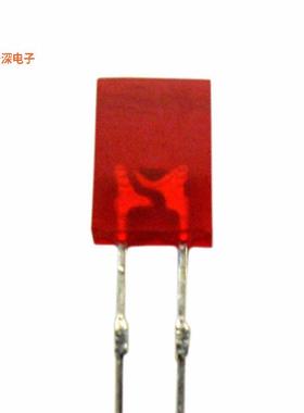 XSUR18D |红色 RED DIFFUSED RECTANGULAR T/H