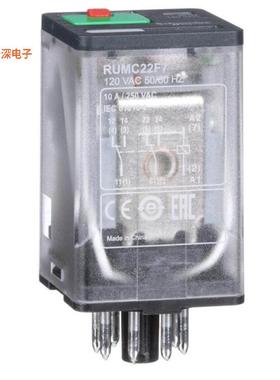 RUMC22F7 |可插ZELIO RUM, UNIVERSAL PLUGIN RELA