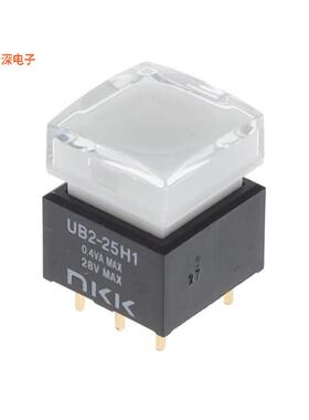 UB225SKG035F-1JB |通孔SWITCH PUSH DPDT 0.4VA 28V