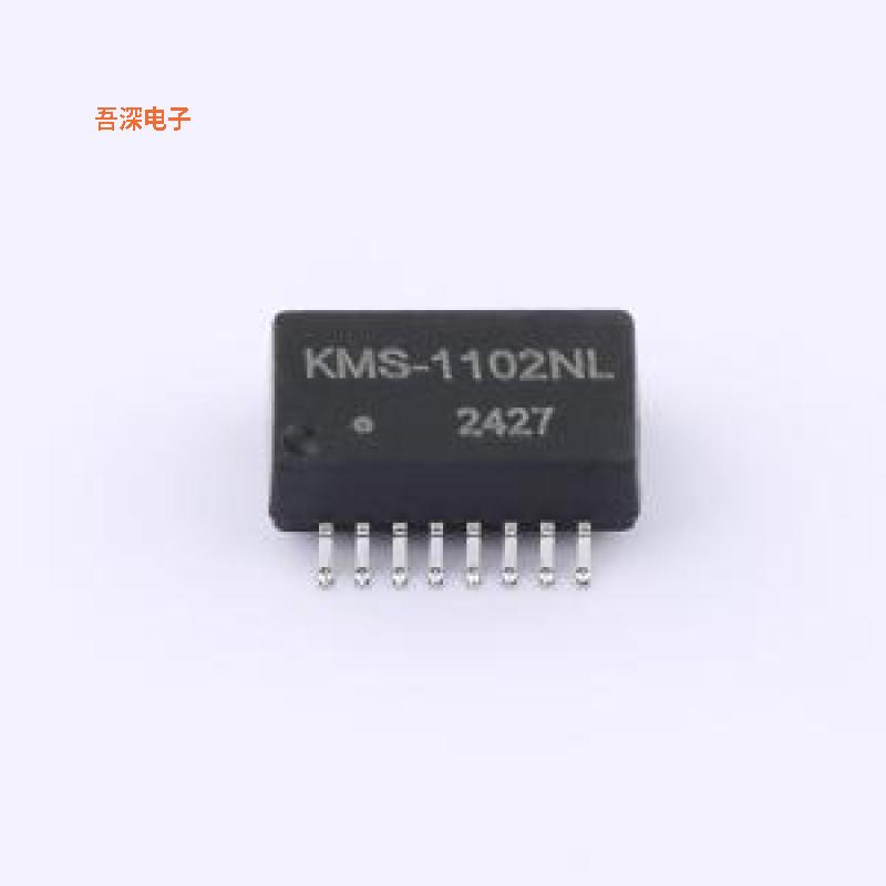 HC-KMS-1102NL-WL |网口变压器网口变压器SMD-16P,12.7x6.9mm