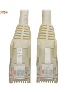 N201-010-WH|圆形线缆CABLE MOD 8P8C PLUG TO PLUG 10