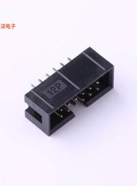 2.54-2*6P简牛 |原装插件,P=2.54mmIDC刺破式(牛角/简牛)