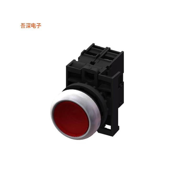 M22FP-ASF01-E30-R |前面板安装FLAT PB-ALT-1B--RED