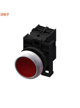 M22FP-ASF01-E30-R |前面板安装FLAT PB-ALT-1B--RED