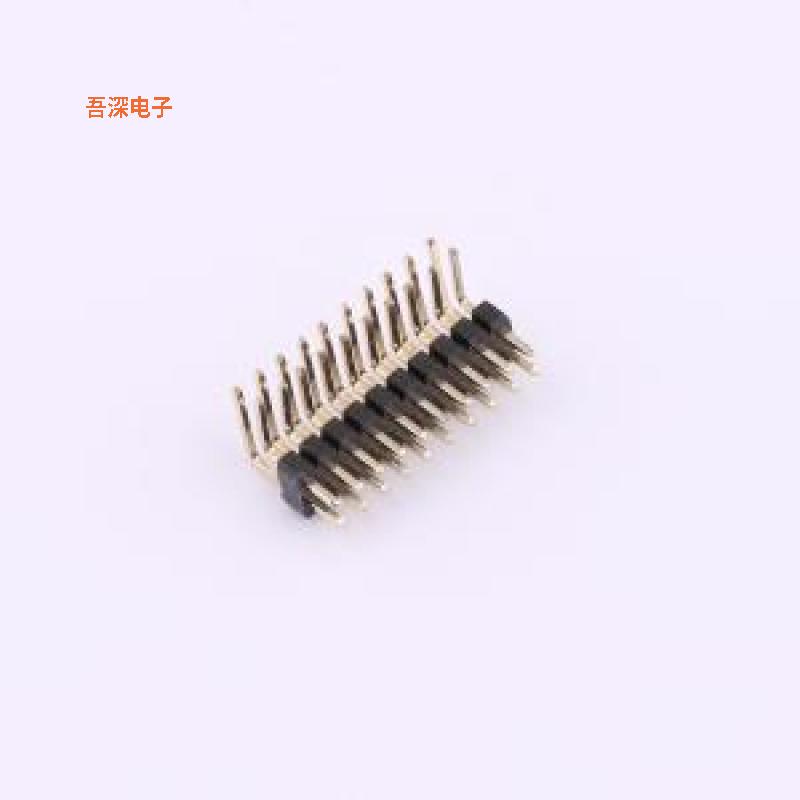 HX PZ1.0-2x10P WZ |原装弯插,P=1mm排针