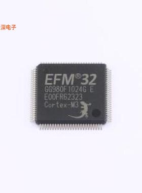 EFM32GG980F1024G-E-QFP100 原装|正品LQFP-100(14x14)