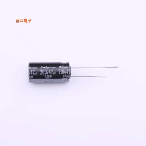 200BXW47MEFR10X20 |原装插件,D10xL20mm直插铝电解电容