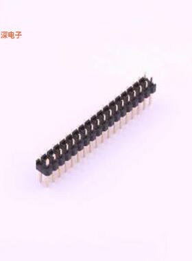 X6521WV-2x18H-C60D30|高镀金 抗氧化排针插件,P=2.54m