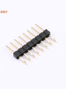 X6511WRS-08H-C60D48 |(X6511)2.54单排单塑排针SMD,P=2.54mm