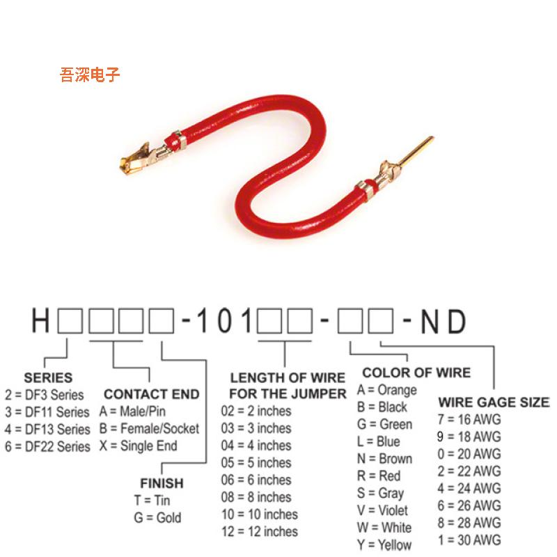 H3ABG-10105-R4 |接触端JUMPER-H1507TR/A2015R/H1505TR 5