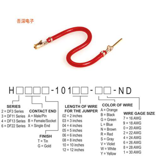 H3ABG-10110-R4 |原装全新JUMPER-H1507TR/A2015R/H1505TR10