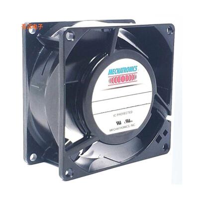 UF80AM12-BWHR-F|115VACAC FAN AXIAL 80X80X38MM 130V, H