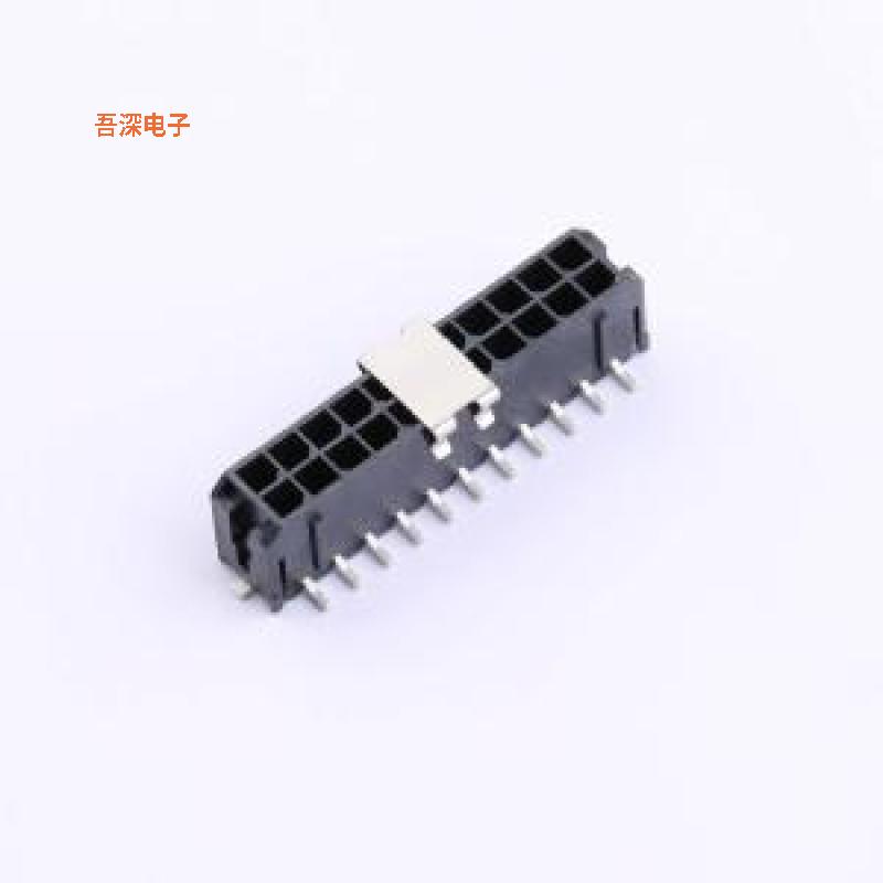 M3025VS-2x11-BK |LCP料 带焊片加盖线对板针座SMD,P=3mm