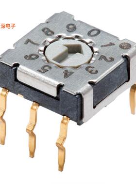 RDS-10S-7229-A-CR |BCDSWITCH ROTARY DIP BCD 0.1A 50V