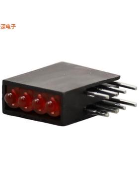 H485CHDL |红色（x 4） CBI 1.8MM QUAD RED DIFF