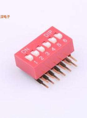 DA-06-R |弯脚90度侧插 高推拨码插件