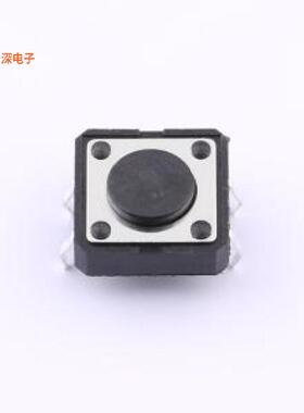 TS1243CJ 250gf 009 |不锈钢弹片轻触插件-4P,12x12m