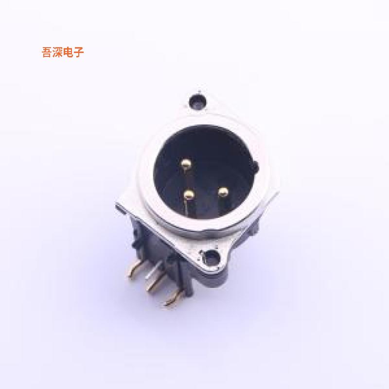 NC3MBH |3芯公头XLR插座XLR(卡侬)插件