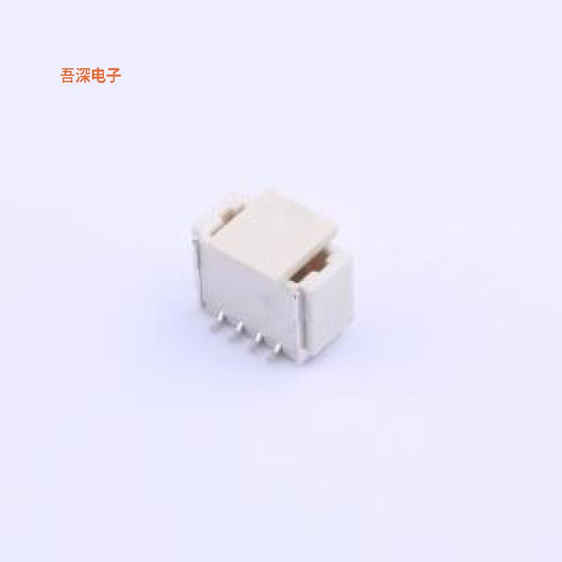 1.0-4PLT |针座1.0-4P 立式贴片 编带线对板针座SMD
