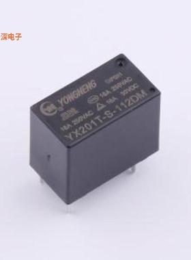YX201T-S-112DM |功率继电器电流16A,12VDC,1组常开，0.45W