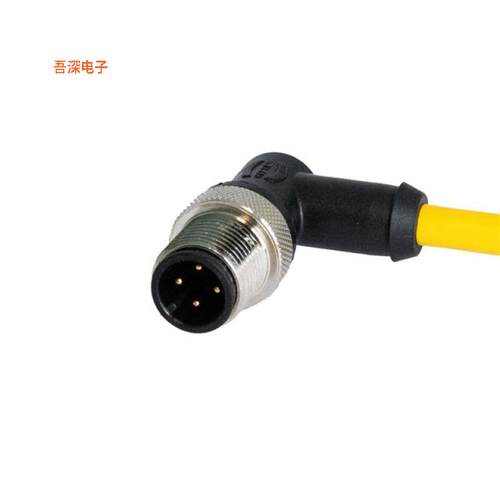 21350300406010 |插座，直角CBL 4POS RCPT RA TO WIRE 3.28'