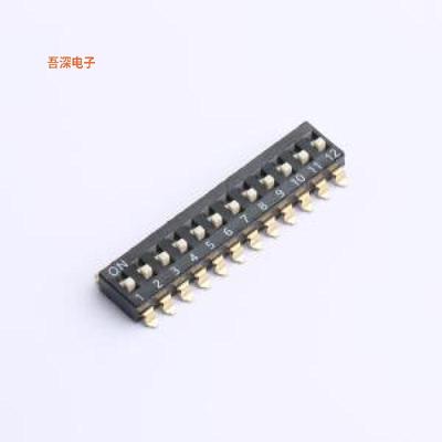 DSIC-T-12-R |贴片式 编带 宽脚 高推 6.2x30.48拨码SMD