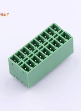 DB2EVHB-3.81-2*9P-GN |原装弯插,P=3.81mm插拔式接线