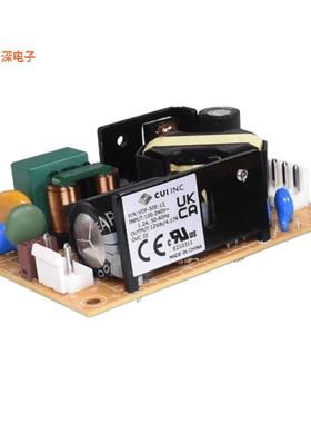 VOF-50E-24 |开放框架AC-DC, 50 W, 24 VDC, SINGLE OUTP