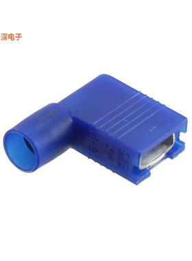 0190060013 |成角度 - 90°，旗形CONN QC RCPT 14-16AWG 0.250