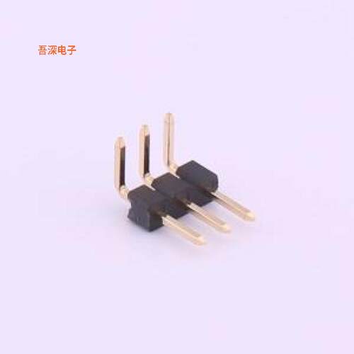 X4611WR-03I-C40D28 |高U镀金抗氧化排针弯插,P=2mm