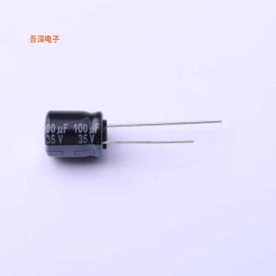 EEUTP1V101|原装插件,D10xL12.5mm直插铝电