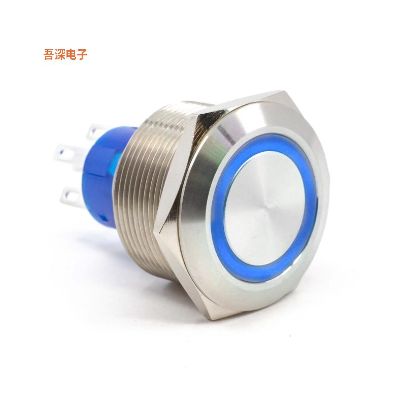 ULV8F2BSS344 |前面板安装SWITCH PUSHBUTTON SPDT 3A 125V