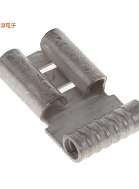 0190080007 |成角度 - 90°，旗形CONN QC RCPT 18-22AWG 0.250