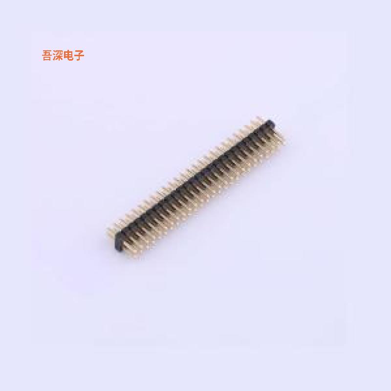 X1321WV-2x26J-C30D23 |排针上针C3.0 下针2.3mm,6T料,Au足1u