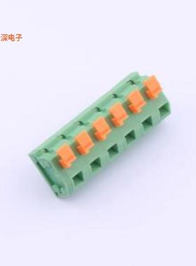 KF238-5.0-6P-3 |原装插件,P=5mm弹簧式接线