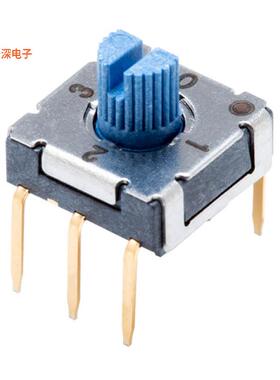 RDS-4S-7229-S-D |BCDSWITCH ROTARY DIP BCD 0.1A 50V