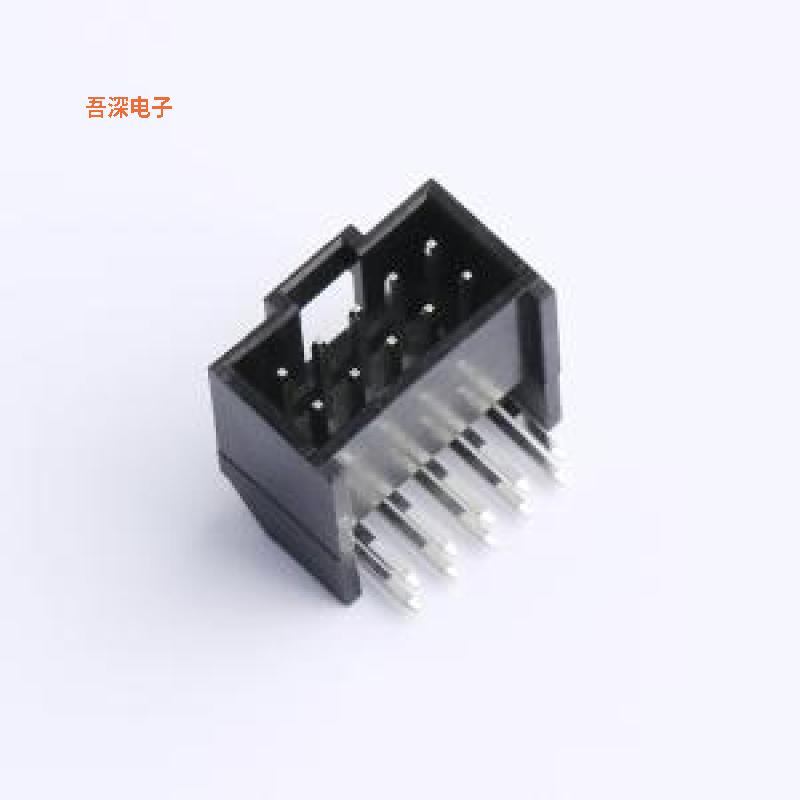 X9555WR-2x05E-PTSN |原装弯插,P=2.54mm线对板针座