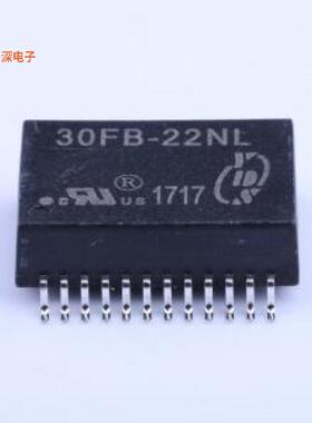 30FB-22NL |原装SMD-24P,18.4x12.4mm网口变压器