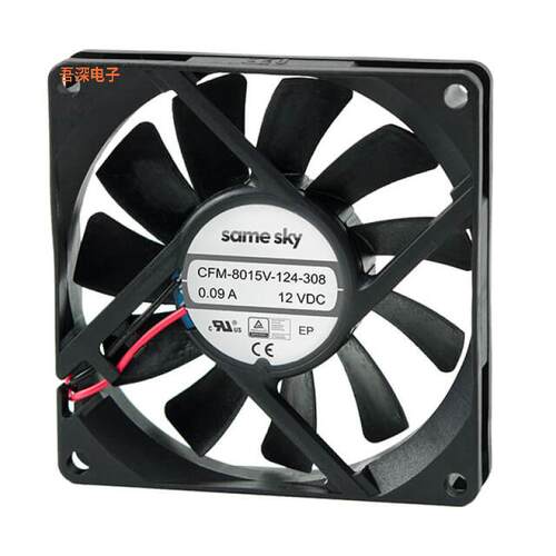 CFM-8020V-126-300 |原装全新FAN AXIAL 80X20MM 12VDC WIRE