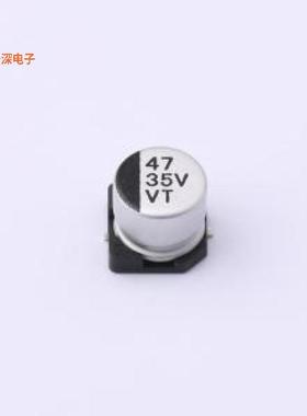 VT47UF35V167RV0137 |原装SMD,D6.3xL5.4mm贴片型铝电解