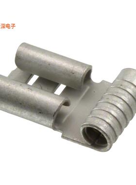 0190080024 |成角度 - 90°，旗形CONN QC RCPT 14-16AWG 0.250