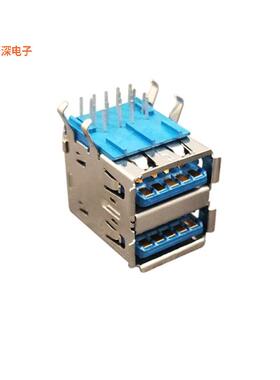 SS-52000-003 |原装全新CONN RCPT USB3.0 TYPEA STACK R/A