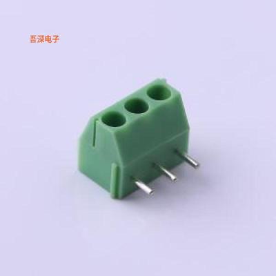 KF350R-3.5-3P |可拼接 铜 环保螺钉式接线弯插,P=3.5mm