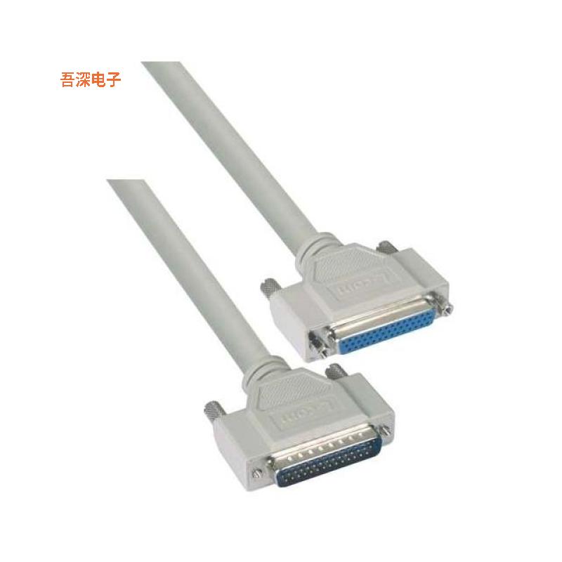 CHD44MF-2.5 |插座，母型插口CABLE HD44M/F MOLDED 2.5'